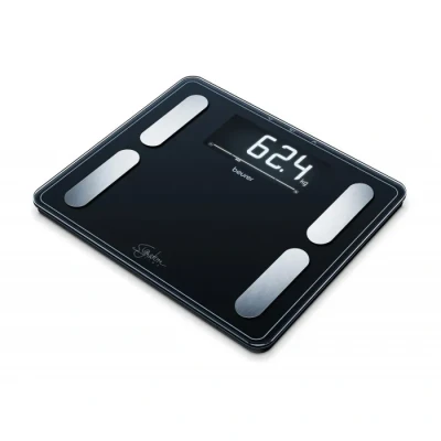 Image de Beurer BF 410 Signature Line, Pèse personne impédancemètre, analyse précise du corps jusqu&#039;à 10 personnes, avec écran LCD extra large, capacité de charge 200 kg, noir