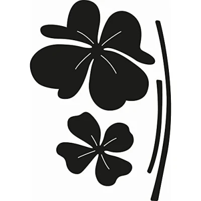 Image de Marianne Design Craftables, Trèfles Porte Bonheur, pour Les projets d&#039;artisanat en Papier, Métal, Argent ou Blanc, Taille unique