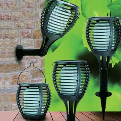 Image de V TAC VT 719 Solarlamp fakkel met bewegende vlam en schemersensor