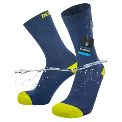 Image de DexShell Chaussettes imperméables toutes saisons pour le cyclisme homme et femme Ultra fines Crew