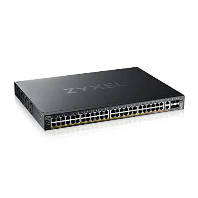 Image de Zyxel 48 Port GbE L3 Access PoE+ Switch with 6 10G Uplink (600 W) (XGS2220 54HP)