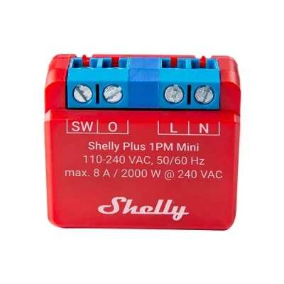 Image de Shelly Plus 1PM Mini actionneur de commutation Wi Fi, Bluetooth