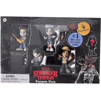 Image de Famosa Stranger Things Magic Capsules Lot de 5 Figurines, Robin, Mike, Jonathan, Argyle Plus 1 Figurine Surprise, Collection, Modèle aléatoire (700017640)