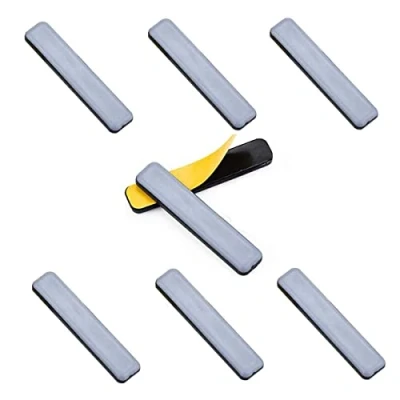 Image de Uni Fine 8pcs 15 x 75 mm Patins en téflon Autocollants Robustes pour Meubles, Tapis, Surface de Glissement PTFE Un déplacement Facile des Meubles Lourds