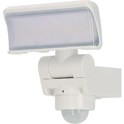 Image de Brennenstuhl Projecteur LED mural WS 2050 WP avec détection/Applique murale extérieur 20W détecteur de mouvements (1680lm, IP44, 3000K, portée 10m, angle détection 180, capteur crépusculaire)