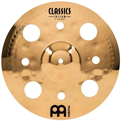 Image de Meinl Cymbals Classics Custom Brilliant Cymbale Trash Splash 12 pouces (30,48cm) pour Batterie B12 Bronze, Finition Brillante, Fabriquée en Allemagne (CC12TRS B)