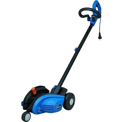 Image de Gude GRKS 1400 Coupe bordure Courant alternatif Noir, Bleu 1,3 cm 3,8 Lames rotatives 3 roues 4700 tr/min