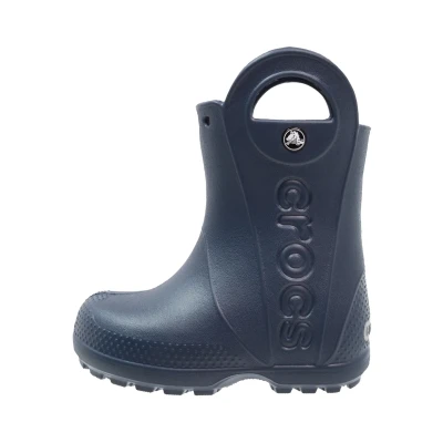 Image de Crocs Handle IT RAIN BOOT KIDS Bottes en caoutchouc pour enfants, Taille: 23/24, Navy Matière synthétique