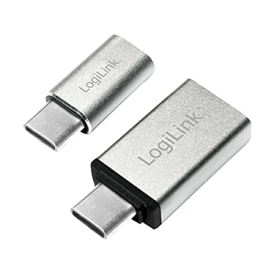 Image de Logilink au0040 USB 3.1 (Type C) vers 3.0 Adaptateur Micro A) Argent