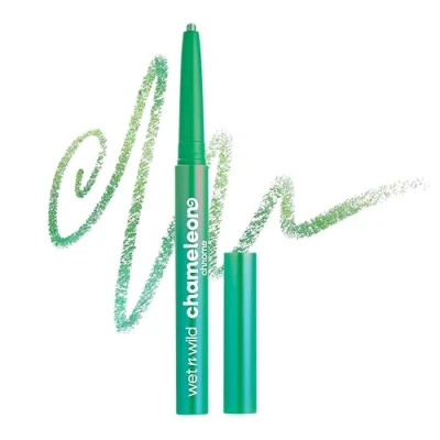 Image de Wet n Wild Chameleon Chrome Retractable Waterproof Eyeliner, Smudge Proof Dynamic Color Shift, Long Lasting 18 Hour Wear, Cruelty Free Superstar Suit
