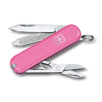 Image de Victorinox, Classic SD, Couteau de Poche Suisse, Multifonction, Léger, 7 Fonctions, Petite lame, Lime à ongles, Tournevis 2,5 mm