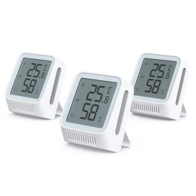 Image de X Sense Lot de 3 hygromètres d&#039;intérieur Wi Fi intelligents avec surveillance à distance et contrôle par application, accessoire pour STH0A31/STH0A41, station base SBS50 requise, modèle STH0A