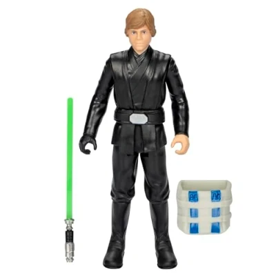 Image de STAR WARS Epic Hero Series Luke Skywalker Figurine d&#039;action de 10,2 cm, 2 accessoires jouets, chaussettes Noël pour enfants, à partir 4 ans
