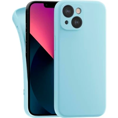 Image de MyGadget Coque Compatible avec Apple iPhone 13 Case TPU Souple &amp; Soft Cover Protection Extra Fine Légère Étui Coloré Anti Choc et Rayures Bleu Clair
