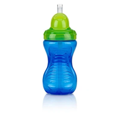 Image de Nûby Flip It Gobelet en Polypropylène avec Paille Anti Goutte 300 ml 12+ Mois