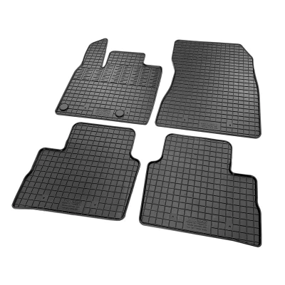 Image de AUTO STYLE Set tapis de caoutchouc compatible avec Nissan Qashqai III (J12) 2021 (4 pièces + points fixage), Noir