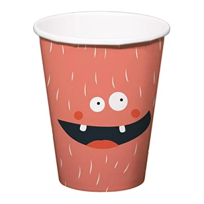 Image de Folat Gobelets Monster Bash 250ml 6 pièces, 68346, Multicolore