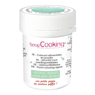 Image de ScrapCooking Colorant Artificiel en Poudre Vert d&#039;Eau 5g