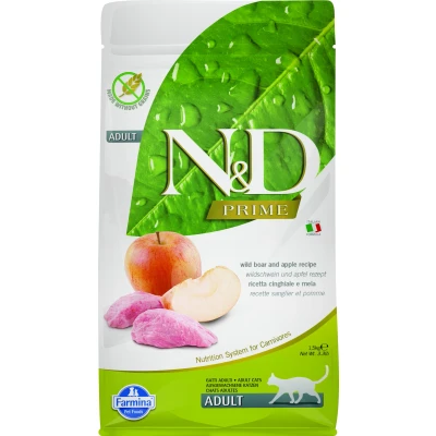 Image de N&amp;D Prime nourriture pour chats Sanglier 1,5 kg