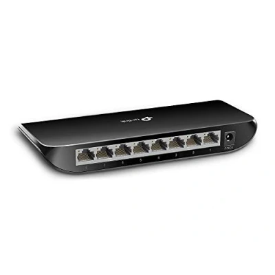 Image de TP Link TL SG1008D Non géré Gigabit Ethernet (10/100/1000) Noir Neuf