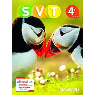 Image de SVT 4e (2017) Bimanuel: Bimanuel Magnard : le manuel papier + la licence numérique Elève incluse. Livre d’occasion Correct