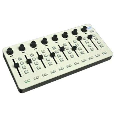Image de M Vave SMC Mixer Contrôleur/mixeur MIDI Bluetooth sans fil avec 8 encodeurs, alimenté par batterie et USB