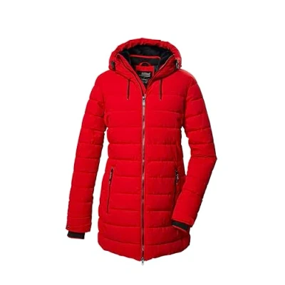 Image de killtec Femme Parka matelassée/parka avec capuche KOW 55 WMN QLTD PRK, dunkelrot, 36, 41809 000