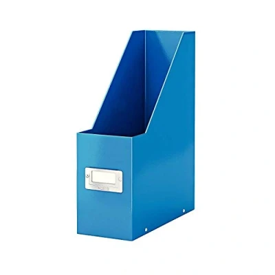 Image de Boîte de Rangement LEITZ Click &amp; Store Porte Revues Carton pelliculé Bleu