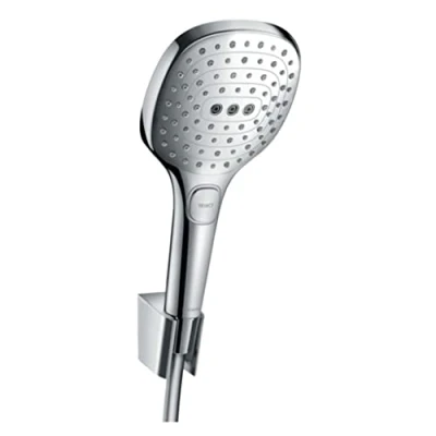 Image de hansgrohe Raindance Select E Ensemble support mural et douchette 120 3 jet avec flexible de douche 160 cm, chromé, 26720000