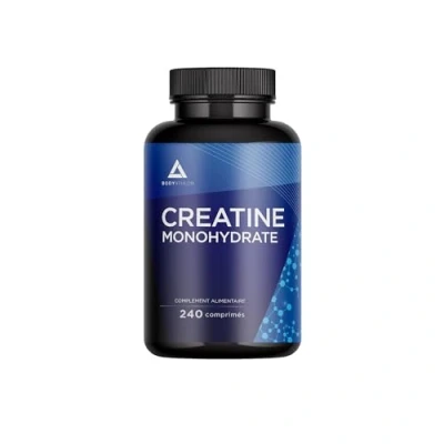 Image de Creatine Monohydrate 240 comprimés 3000mg Pure Performance et puissance Complément alimentaire musculation Sans arôme Vegan Bodyathlon