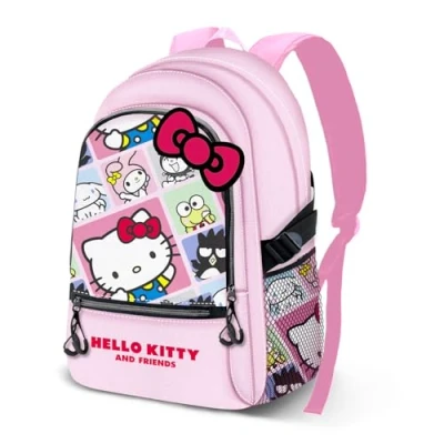 Image de Karactermania Sanrio Hello Kitty Panels Sac à dos Fight FAN 2.2, Multicolore, 31 x 44 cm, Capacité 24 L