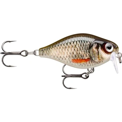 Image de Rapala Leurre de Pêche X Light Crank Shallow Runner Construction Plastique Eau Douce Flottant Profondeur Nage 0,9m Taille 3,5cm / 4g Fabriqué en Estonie Live Roach