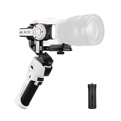 Image de ZHIYUN Crane M3S [Official] Stabilisateur Appareil Photo à 3 Axes avec Lumière d&#039;appoint, Wireless Bluetooth, Trépied, Portable Gimbal Caméra pour Action Camera, Compact, ect