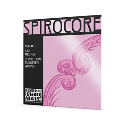 Image de Cordes Thomastik Violoncelle Spirocore Noyau spirale Sol Tungstène filé. 4/4; Souple
