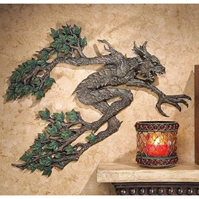 Image de Design Toscano CL4968 Sculpture Murale de l’Arbre la Mort Sleepy Hollow Multicolore 4 x 28 35,5 cm