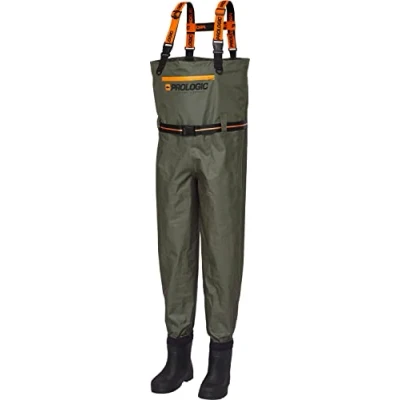 Image de Prologic Inspire Chest Bootfoot Wader EVA Sole Green 42 43 Waders pêche