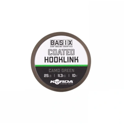 Image de Korda Basix Coated Hooklink 25lb/11,3kg (10m) Matériel bas de ligne carpe