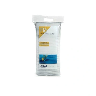 Image de Askoll Flo&#039; 280190 Ouate Synthétique pour Filtres Poissons d&#039;Aquarium 100g