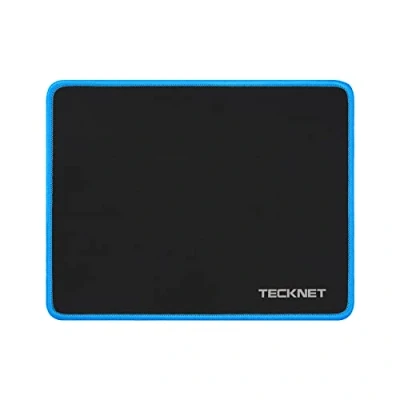 Image de TECKNET Tapis de Souris, Souris Gamer Mousepad avec Base en Caoutchouc Imperméable et Antidérapante pour PC Bureau, Travail, Jeux, Ordinateur Portable, Ordinateur, Maison (Noir Violet)