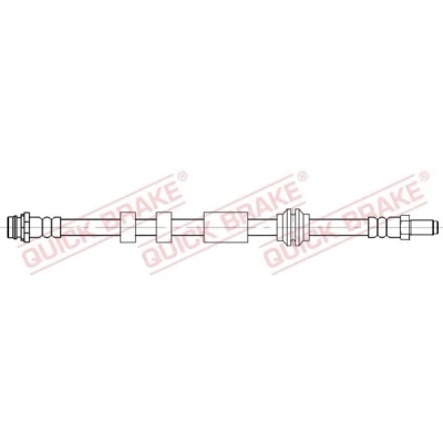 Image de QUICK BRAKE 32.845 Flexible De Frein 374 M10x1 VOLVO: V70 3, S60 II, S80 II