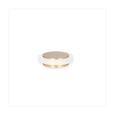 Image de EVI Herrajes Butée De Porte Adhésive 45 x 14 mm Caoutchouc Blanc En Silicone Naturel Laiton Finition Mate Forte AdhéSion 100% fonctionnel Mod. I 203/35x12 BLMT