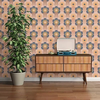 Image de A.S. Création 395392 Papier peint intissé style rétro années 70 8,50 m x 0,53