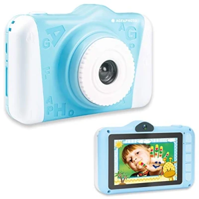 Image de AGFA Photo Realikids Cam 2 Appareil Numérique pour Enfant (Photo, Vidéo, Écran LCD 3.5&#039;&#039;, Filtres Photos, Mode Selfie, Batterie Lithium)