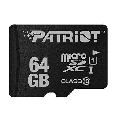 Image de Patriot Memory Carte Mémoire Flash MicroSD LX Serie 64Go PSF64GMDC10