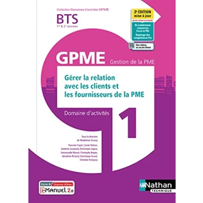 Image de Domaine d&#039;activités 1 Gérer la relation avec les clients et fournisseurs de PME Livre d’occasion Très bon