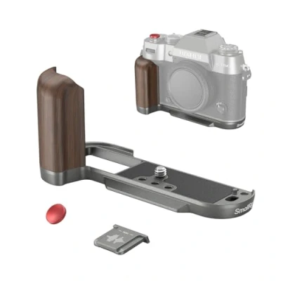 Image de SMALLRIG 4736 Wooden L Shape Grip for Fujifilm X T50 Charcoal Silver Neuf