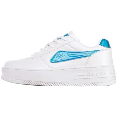 Image de Kappa Mixte Code de Style : 243001gc Bash PF Gc Femme Basket, Blanc/Turquoise, 38 EU