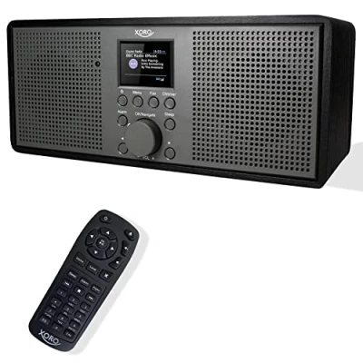 Image de Xoro Dab 700 IR Radio Internet Wi FI, avec FM et Dab+, Spotify Connect, Bluetooth, Lecteur multimédia USB, 2 Haut parleurs stéréo de 10 W, Fonction réveil, écran Couleur
