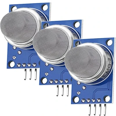 Image de AZDelivery 3X MQ 2 Capteur de Gaz qualité l&#039;air Module Compatible avec Arduino et Raspberry Pi y Compris Un eBook