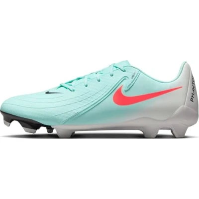 Image de Nike Performance Phantom GX II Academy FG/MG Chaussures de foot à crampons, Homme, Taille: 40.5, Mint/atomic red/off noir Matière synthétique